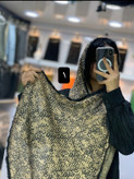 شال برشکا لبه خز پاییزه وارداتی سبک
