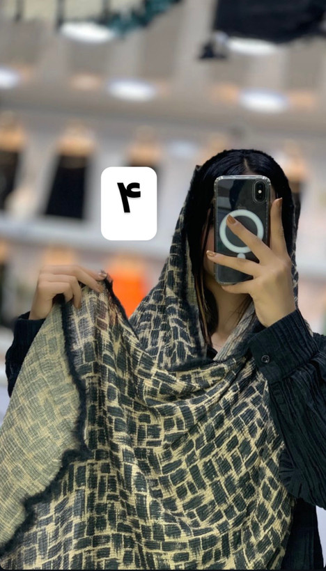 شال برشکا لبه خز پاییزه وارداتی سبک