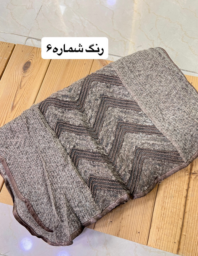 شال توری گونی بافت پُرزی سبک پاییزه بهاره
