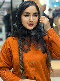 مینی اسکارف توری پروانه برجسته مشکی قواره۸۵