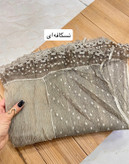 شال مجلسی دوتیکه تورو حریر پلیسه کاربردی وارداتی
