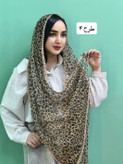 شال گیپور عنکبوتی طرح پوست حیوانات لبه سکه ای وارداتی