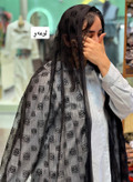 شال حریر مخمل کوب مارک وارداتی سبک