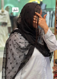 شال حریر مخمل کوب مارک وارداتی سبک