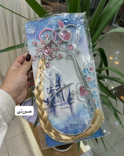 ست تاج و مو وعصای سحرآمیز پرنسسی دیزنی مناسب ۲سال به بالا