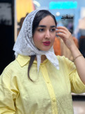 مینی اسکارف گیپور قواره ۷۰سه گوش