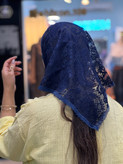 مینی اسکارف گیپور قواره ۷۰سه گوش