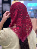 مینی اسکارف گیپور قواره ۷۰سه گوش