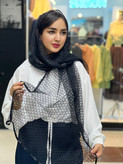 شال تورمشکی طرحدار وارداتی سبک