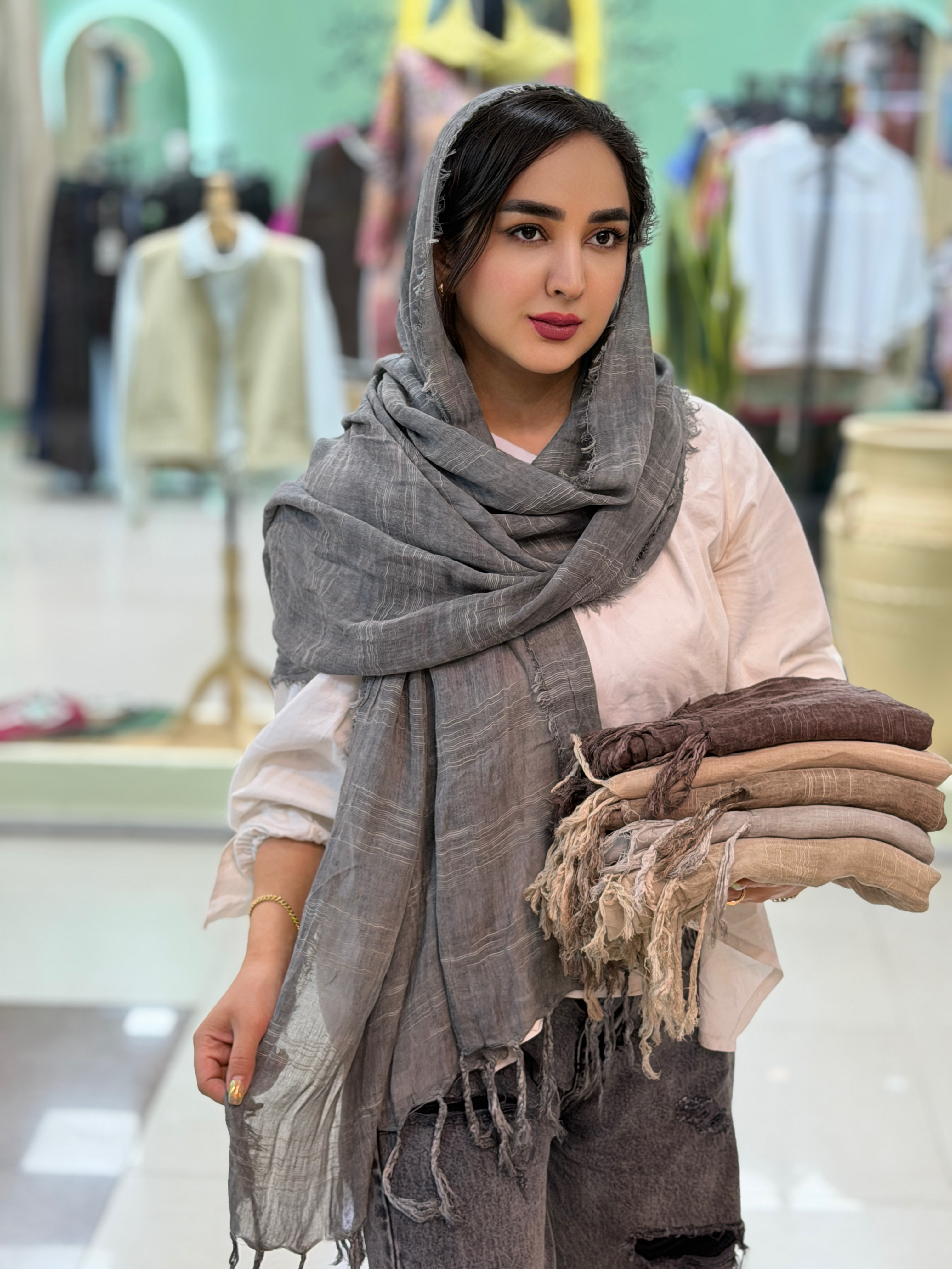 شال سنگشور لبه ریش ریشه کوبایی وارداتی