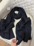 شال برشکا لبه ریش تک رنگ سبک