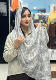 شال حریر پلیسه دیور جنگلی وارداتی نرم و سبک