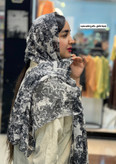 شال حریر پلیسه دیور جنگلی وارداتی نرم و سبک