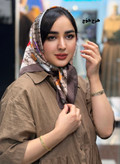 مینی اسکارف ساتن ابریشم وارداتی قواره۷۰