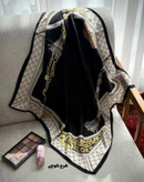 مینی اسکارف ساتن ابریشم وارداتی قواره۷۰
