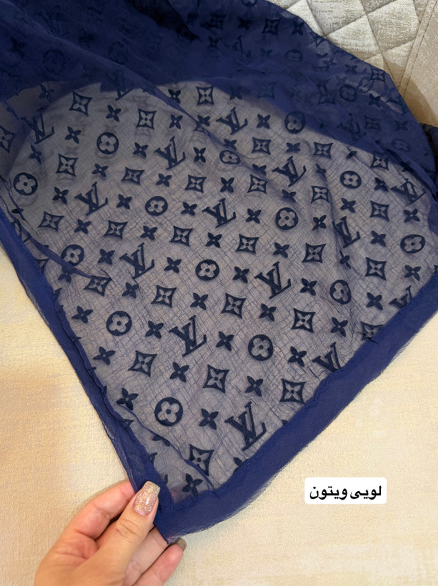 شال حریر مخمل کوب مارک وارداتی سبک