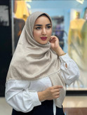 روسری مجلسی کوپرا فول نگین حاشیه گیپور