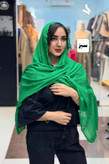 شال پلیسه مجلسی کریستالی لبه موجی وارداتی
