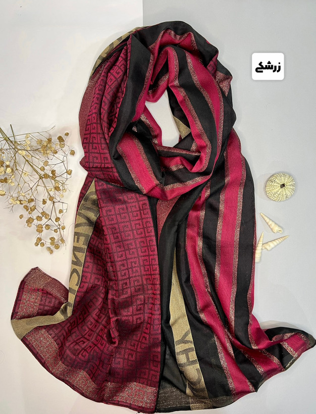 شال ابریشم ژاکارد گوچی وارداتی