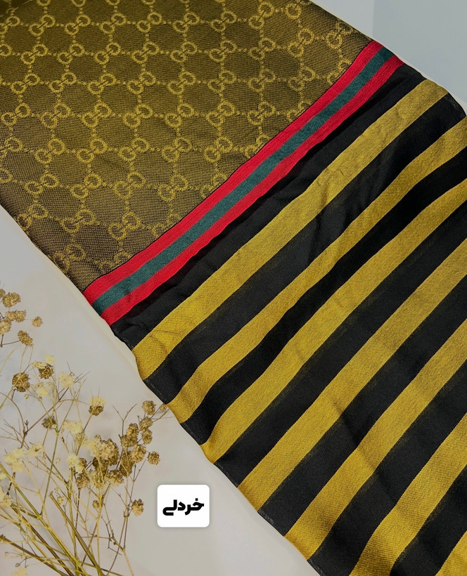 شال ابریشم ژاکارد گوچی وارداتی