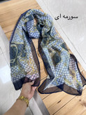 شال حریر پلیسه ریزسبک گوچی وارداتی