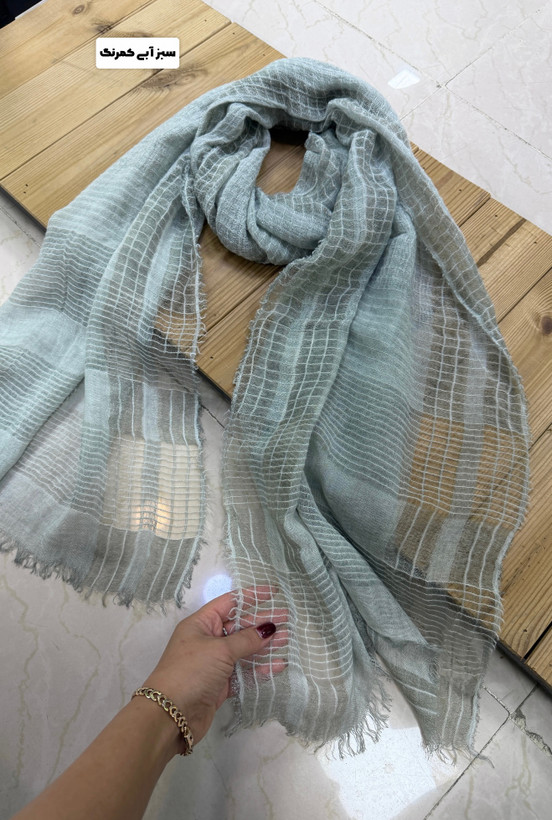 شال ویسکوز کنف لبه ریش وارداتی